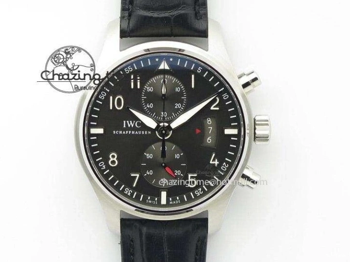 MIROTIME 0429 Portofino 37mm SS V7F 1:1 Best Edition Blue Dial Diamonds Bezel on Blue Leather Strap A Chic 7093